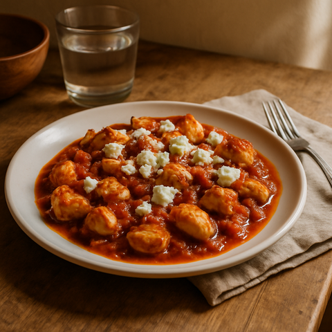 Tavuk Saganaki