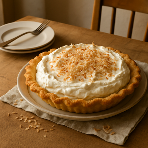 Kokoscreme-Pie