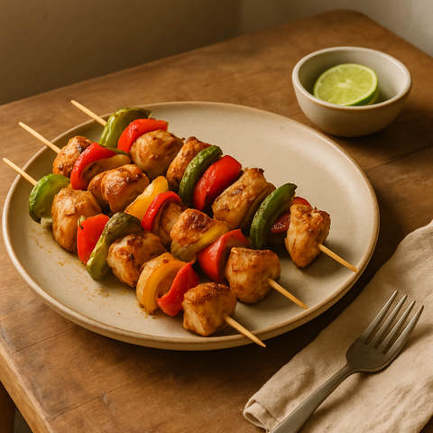 Tavuk Fajita Şişleri