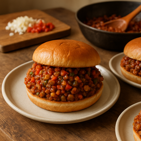 Vegan Sloppy Joe Sandviçleri