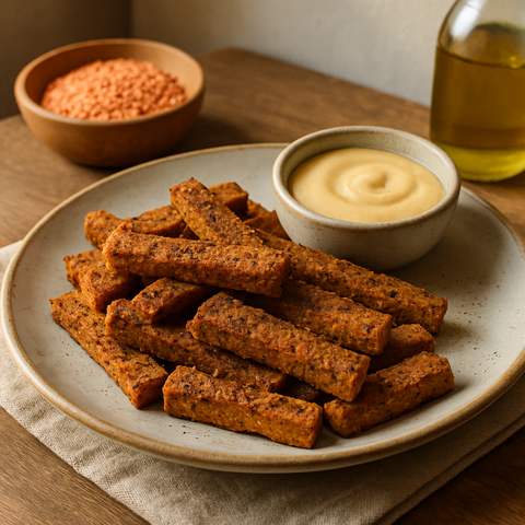 Fırında Mercimek Çubukları