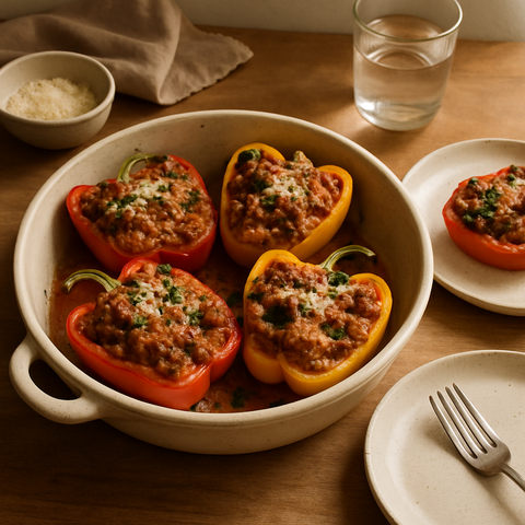 Italian Sausage Stuffed Peppers