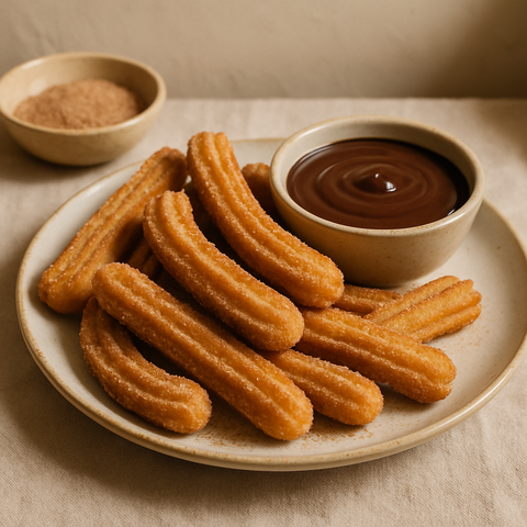 Churros mit Schokolade