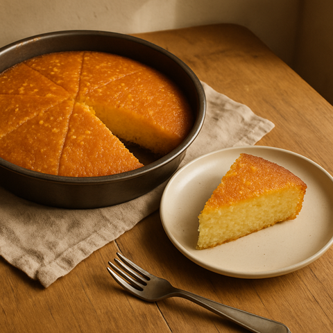 Orange Blossom Semolina Cake