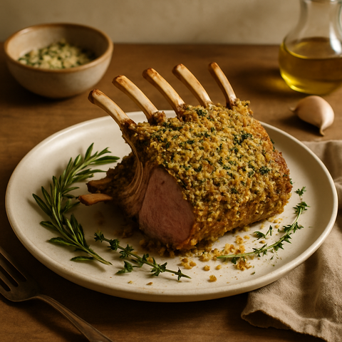 Herb-Crusted Rack of Lamb