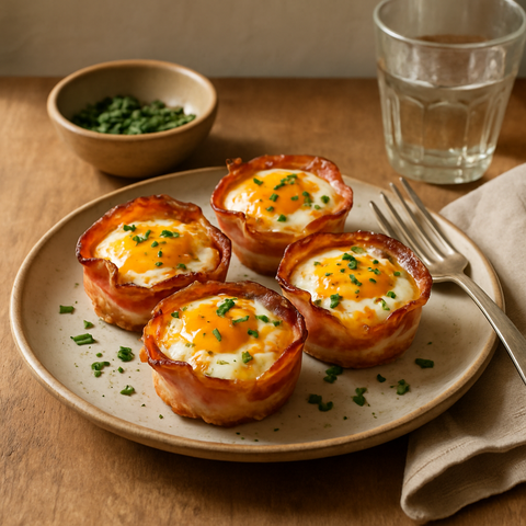 Baconlu Yumurta Kapları