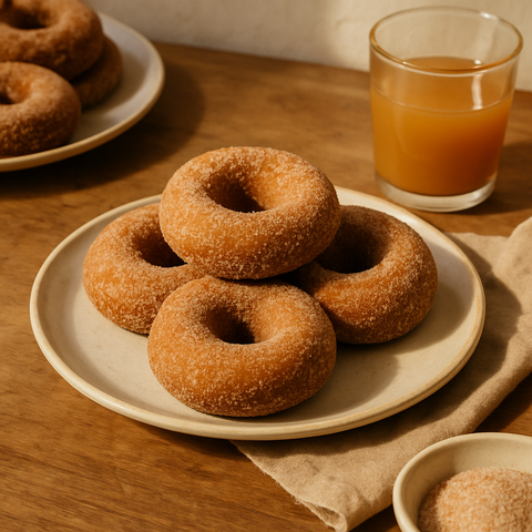 Apfelcider-Donuts