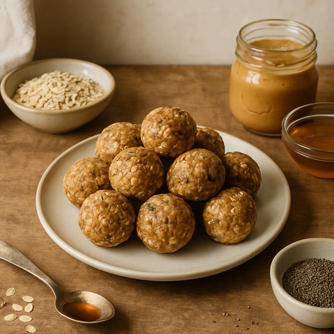 Fıstık Ezmeli Protein Topları