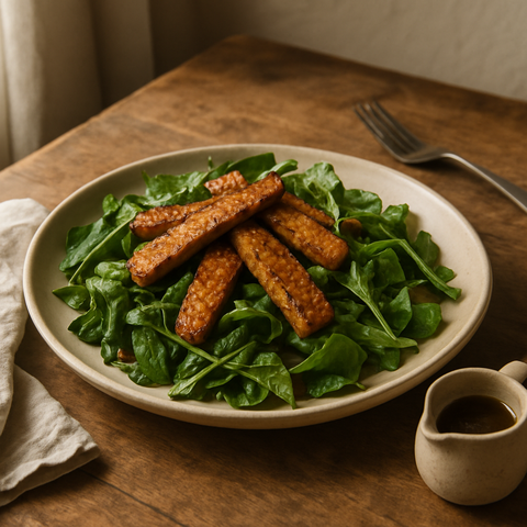 Vegan Tempeh Salatası