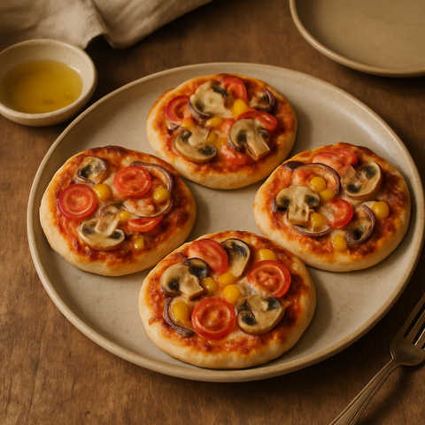 Mini Sebzeli Pizza