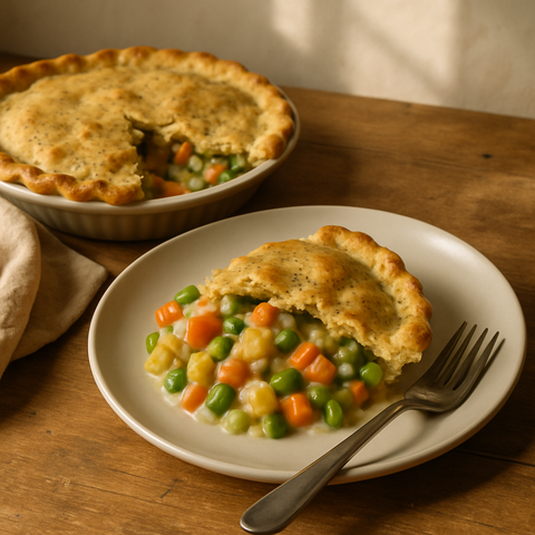 Vegetable Pot Pie with Herb Crust