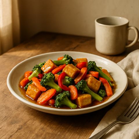 Tofulu Sebzeli Wok